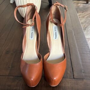 Steve Madden Women's Brown Leather Heels